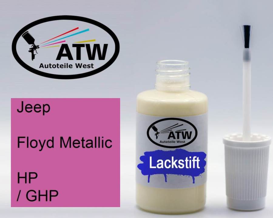 Jeep, Floyd Metallic, HP / GHP: 20ml Lackstift, von ATW Autoteile West.